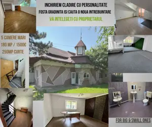 Inchiriem Casa primitoare pe Decebal. 5 camere + curte. Ideală pentru Educatie Creativitate Birouri - imagine 2