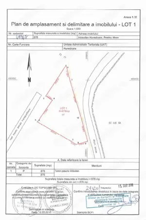 Teren intravilan excelent, Hunedoara - Pestișul Mare Lot 1 - imagine 4