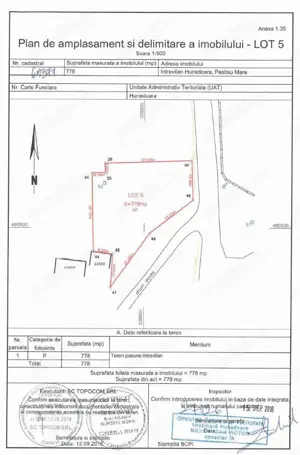 Teren intravilan excelent, Hunedoara - Pestișul Mare Lot 5 - imagine 4