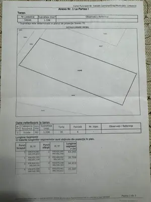 Teren extravilan Leleasca 1338mp