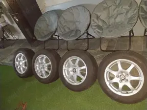 Jante aluminiu cu anvelope iarna pe 16