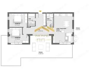 Penthouse Aradului-3 Camere-Centrala Proprie - imagine 12