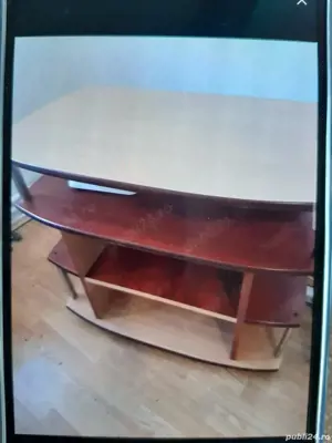 Vînd ce se vede in poze;Dulap 350,Masa tv 250,Pat 2  roni,Noptieră 150,Frigider 400 - imagine 2