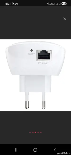Range extender TLWA850RE TP-Link, 300 Mbps - imagine 4