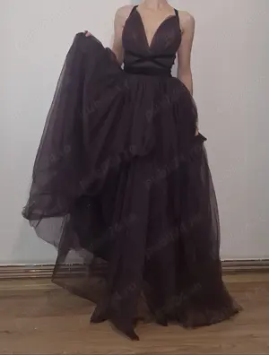 Rochie mov, lunga, 36, ocazie - imagine 2