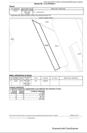 Vand teren 8 euro mp