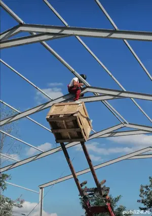vând hală metalică de pe stoc  - imagine 2