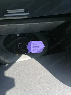 Roata rezerva Slim R19 +cric(complet) Dacia BIGSTER cu roți R19 