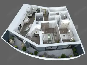 Apartament cu 4 camere, 93,1 mp, Ansamblu Rezidential, Zorilor