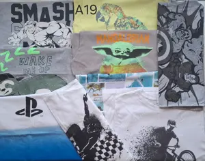 Set haine de vara, 158-164cm, 9 tricouri, pantaloni, cod produs A19