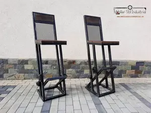 Scaun de bar fier, robust stil industrial-orice dimensiune dorita