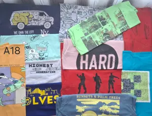 Set haine de vara, 152-158cm, 12 tricouri, cod produs A18