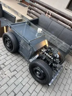 Masa de cafea, masita de cafea in forma de masina,