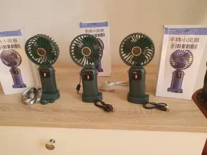 Ventilator portabil 4 in 1 de birou   mana   gat 5 trepte de viteza unghiuri reglabile pana la 90 gr