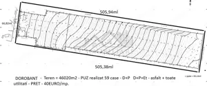 Aroneanu - Dorobant TEREN 46000mp PUZ realizat 59 de case la str principala cu toate utilitatile - imagine 11