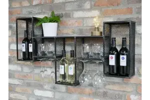 Raft suspendat perete.Stil idustrial! Totul pe comanda, orice design