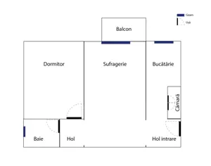 Vând apartament cu 2 camere - zona Gojdu - imagine 5