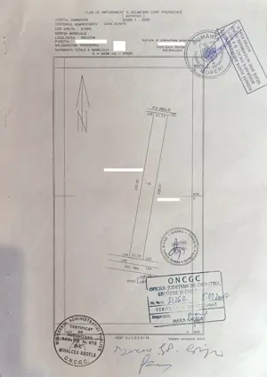 Teren de vanzare, 5008 mp, Sacuieni, Comuna Gura Ocnitei, Dambovita