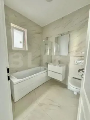 Apartament cu 2 camere, complet decomandat, terasa mare, zona asfaltata Giroc. - imagine 2