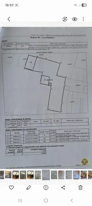 Vanzare Teren  Sector 5 Str. Petre Nenciu