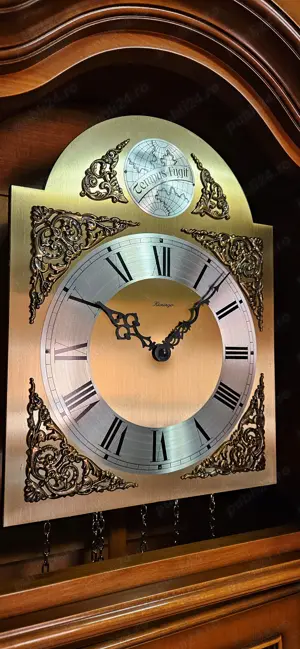 Ceas de podea cu pendula si 3 greutati Kieninger - imagine 4