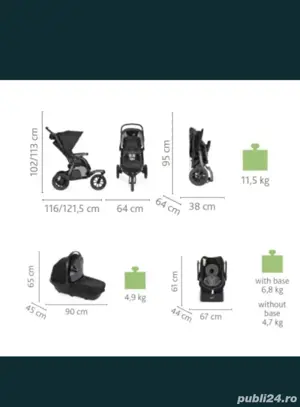Cărucior 3 în 1 Chicco Trio Activ3 - imagine 4
