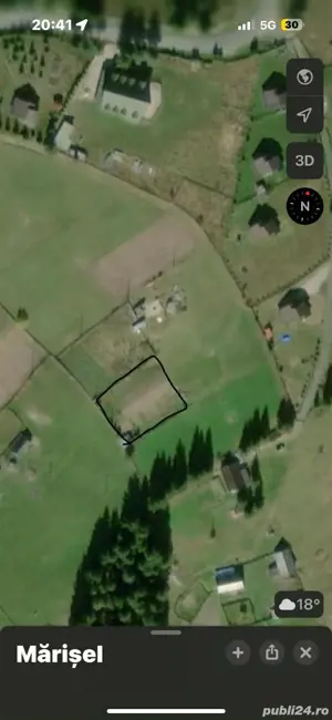 vand teren in Marisel