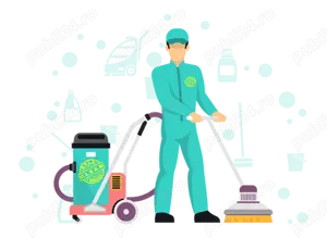 Oferim SERVICII DE CURATENIE: Domicilii, Birouri, Scari de bloc   