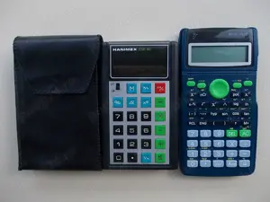 Calculator portabil CANON LS-6,Hanimex esr 80,SHARP EL-208,stiintific SC 05 de buzunar - imagine 2