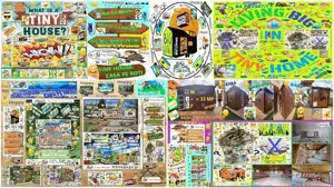 Tiny House Rulota Mini Casa Mobila Pe Roti Birou Afacere De Locuit Hambar De Lemn Din Poveste - imagine 2