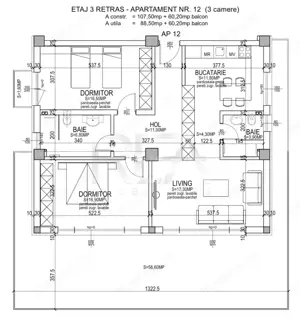UP Boutique - Pipera Voluntari - APARTAMENT 2 CAMERE finisaje LUX - imagine 2