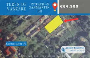 Teren intravilan, de vanzare, Sanmartin, Bihor.