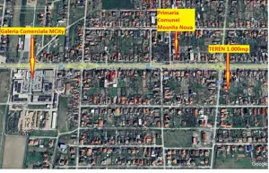 Teren 1.000 mp, zonă centrală Moșnița Nouă –  toate utilitățile - imagine 6