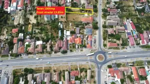 Teren 1.000 mp, zonă centrală Moșnița Nouă –  toate utilitățile - imagine 5