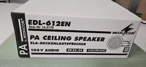 Difuzor de tavan Monacor EDL-612 12W 100V