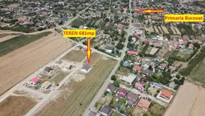 Teren de vânzare – 681 mp în Bucovăț | Utilități | 65 €/mp+TVA