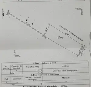 Teren 14278 mp, Padurea Ileana, Dragomiresti Deal