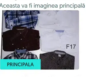 Set camasi maneca lunga, baiat, 2-4 ani, F17