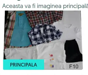 Set haine băieți vara 2-3 ani, cămăși, body-uri, cod F10