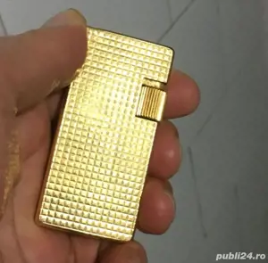 Bricheta franceză Flaminaire placata cu aur 