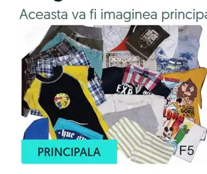 Set haine baieti vara 2-3 ani, tricouri, pantaloni scurți, cod F5