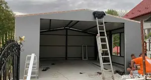 vând hală metalică de pe stoc la 