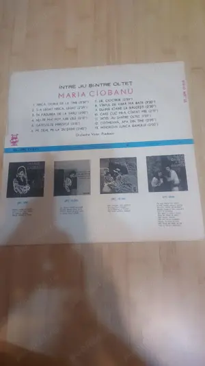 disc vinil Maria Ciobanu "Intre Jiu Si-ntre Oltet"