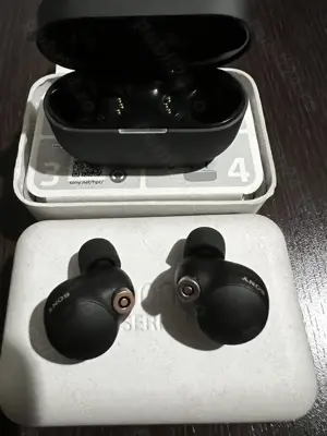 Casti In-Ear Sony WF-1000XM4B, Wireless, BT, NC, Microfon, CA NOU - imagine 2