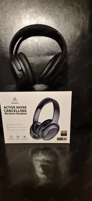 Casti IQuality Active Noise Cancelling Wireless Headset. - imagine 5