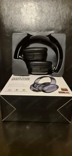 Casti IQuality Active Noise Cancelling Wireless Headset. - imagine 4