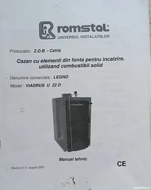 Centrala termică Viadrus 45 kW,utilizată  - imagine 2