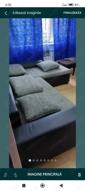 Apartament cu 2 camere etaj 3, mobilat și utilat. - imagine 5