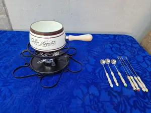 Guten Appetit set fondue rotativ, 4 - 6 persoane fonta emailata***