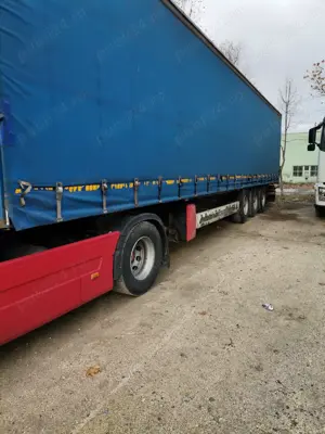 Vând ansamblu Cap tractor (camion) Volvo FH 12 11.2007,440,Semi-remorca KRONE prelata 11.2007 - imagine 8